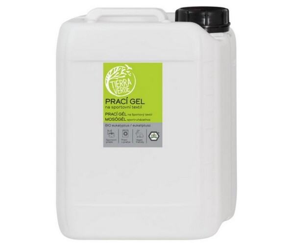 Tierra Verde Prací gel na funkční a sportovní textil s BIO eukalyptem - 5 l