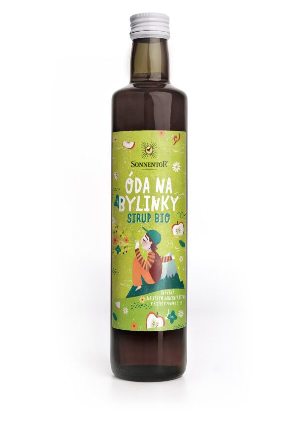 Sonnentor Sirup BIO - Óda na bylinky (500 ml) - bylinné osvěžení bez přidaného cukru