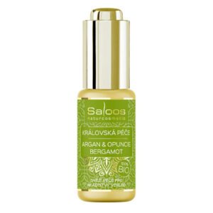 Saloos Pleťový olej Královská péče Argan & Opuncie BIO – Bergamot (20 ml) - na mimické vrásky a proti akné