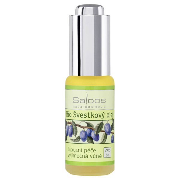 Saloos Švestkový olej BIO (20 ml) - pro rozzářenou a sametově hebkou pleť