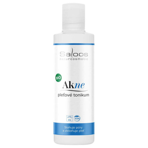 Saloos Pleťové tonikum pro problematickou pleť Akne BIO (200 ml) - účinně dočišťuje a zklidňuje pokožku