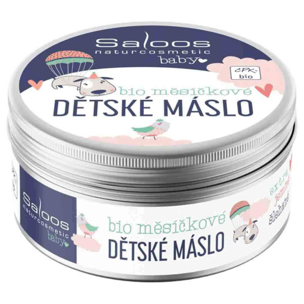 Saloos Šlehané měsíčkové dětské máslo BIO (150 ml) - uklidňuje a napomáhá klidnému spánku