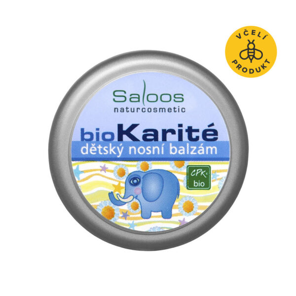 Saloos Dětský nosní balzám BIOKarité (19 ml) - s bambuckým máslem pro citlivou pokožku