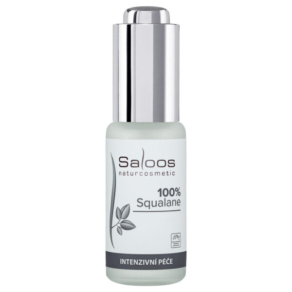 Saloos Suchý olej 100% Squalane na pleť a vlasy (20 ml) - rychle se vstřebává, bez mastnoty