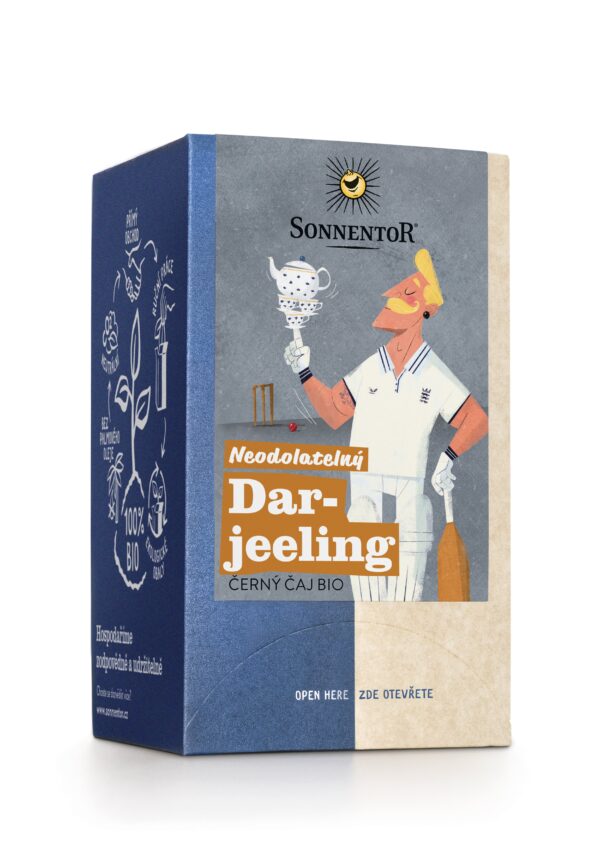 Sonnentor Černý čaj Neodolatelný Darjeeling BIO - nálev. sáčky (18 x 1,5 g) - s květinovými tóny