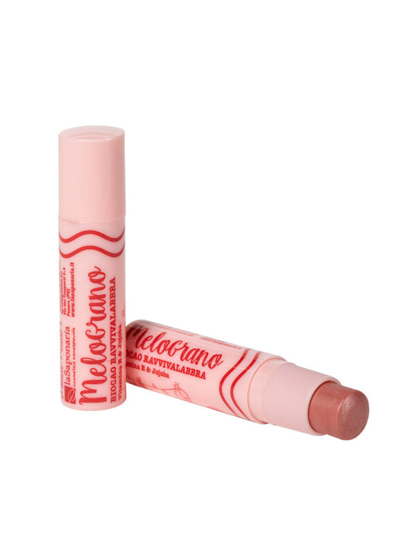 laSaponaria Tónovací balzám na rty Biocao s granátovým jablkem BIO (5,7 ml) - pro přirozenou barvu rtů
