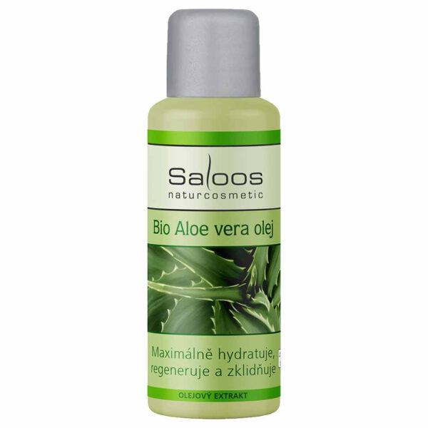 Saloos Aloe vera olej BIO (50 ml) - hydratace, regenerace a zmírnění podráždění