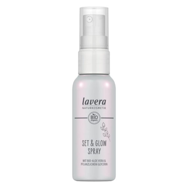 Lavera Fixační sprej na make-up Set & Glow (50 ml) - pro každodenní make-up rutinu