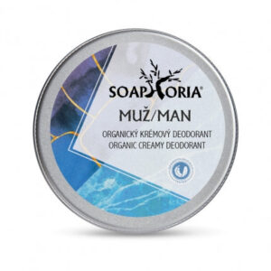 Soaphoria Krémový deodorant - Muž (50 ml) - svěží a povzbuzující pánská vůně