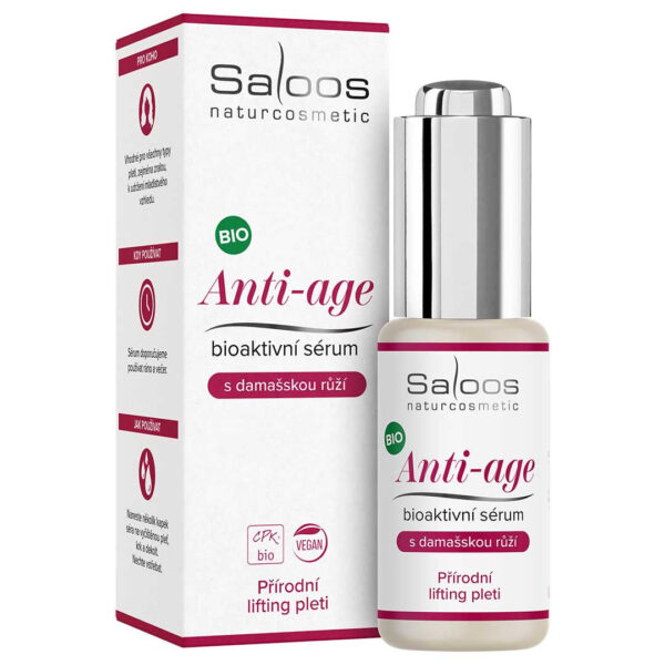 Saloos Bioaktivní sérum Anti-age BIO (20 ml) - lifting pleti s damašskou růží