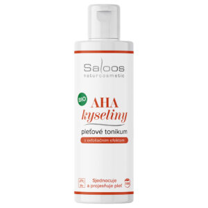 Saloos Pleťové tonikum s AHA kyselinami BIO (200 ml) - jemná exfoliace a rozjasnění pleti
