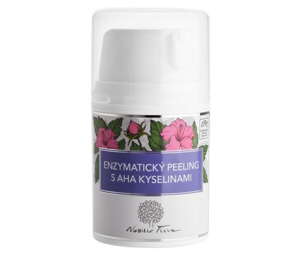 Nobilis Tilia Enzymatický peeling s AHA kyselinami (50 ml) - bez drsných abrazivních částic