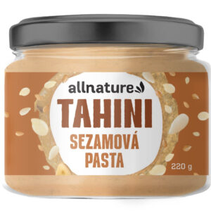 Allnature Tahini - sezamová pasta (220 g) - k přípravě hummusu i omáček