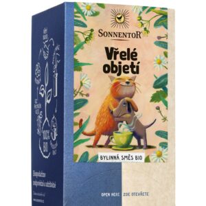 Sonnentor Bylinná směs BIO - Vřelé objetí - nálevové sáčky (18 x 1,5 g) - milý dárek ze srdce