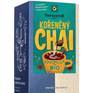 Sonnentor Chai kořeněný BIO - nálevové sáčky (18 x 1,8 g) - bez kofeinu
