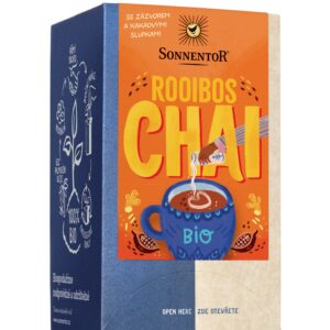 Sonnentor Chai rooibos s kořením BIO - nálevové sáčky (18 x 1,8 g) - bez kofeinu