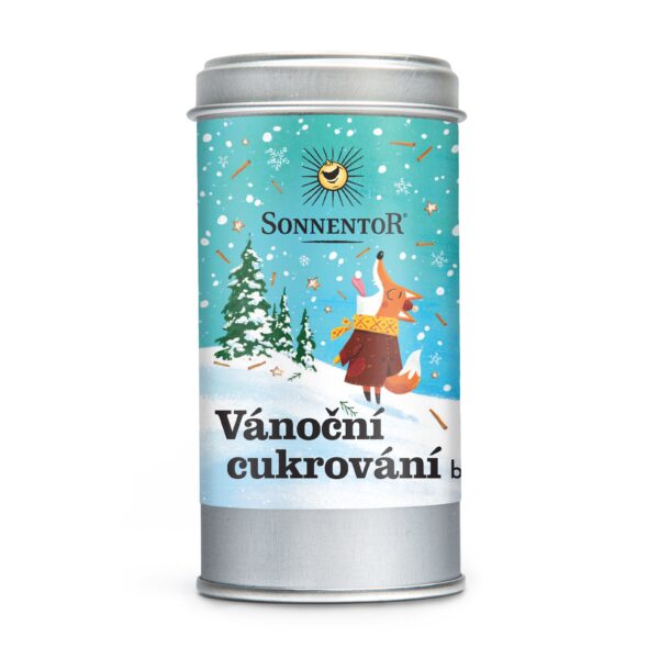 Sonnentor Vánoční cukrování BIO - dóza (70 g) - na dozdobení dezertů a moučníků
