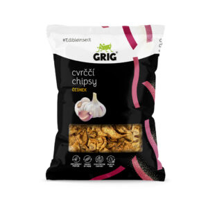 Grig Cvrččí chipsy 70 g Příchuť: Česnek