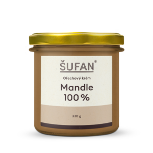 Šufan Mandlové máslo 100% - 330 g - z lahodných mandlí ze španělska