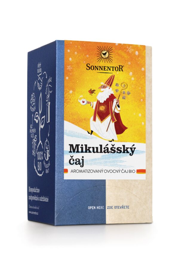 Sonnentor Aromatizovaný ovocný čaj Mikulášský čaj BIO - nálev. sáčky (18 x 2,8 g) - s překvapením na krabičce