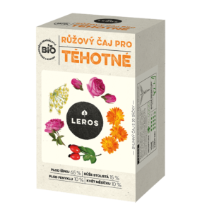 LEROS Růžový čaj pro těhotné BIO - nálev. sáčky (20 x 2 g) - bylinky a plody pro klidné těhotenství