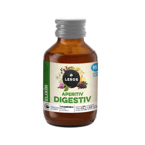 LEROS Elixír Aperitiv digestiv (100 ml) - podpora trávení před jídlem i po