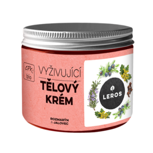 LEROS Vyživující tělový krém BIO (200 ml) - Rozmarýn & jalovec - s avokádovým olejem