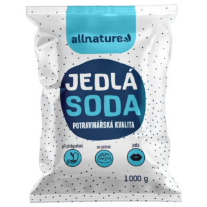 Allnature Jedlá soda - 1 kg - pošk. obal - potravinářská kvalita