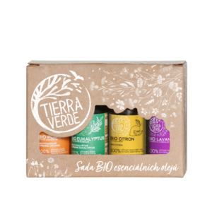 Tierra Verde Sada esenciálních olejů BIO (4 x 10 ml) - s lavandinem