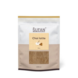 Šufan Slazená směs černého čaje a koření Chai Latte (300 g) - vzpruha v chladných dnech