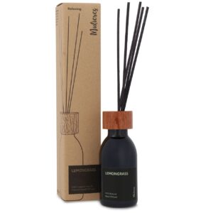 Mulieres Přírodní aroma difuzér s tyčinkami - citronová tráva (100 ml) - vydrží vonět až 3 měsíce