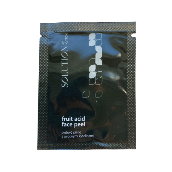 Kvitok Solution Pleťový peeling s ovocnými kyselinami - 2 ml - vzorek - pročistí póry a revitalizuje pleť