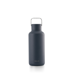 Equa Nerezová lahev Timeless (600 ml) - Navy - s praktickou rukojetí