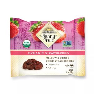 Sunny Fruit Jahody sušené na slunci BIO - 20 g - bez přidaného cukru