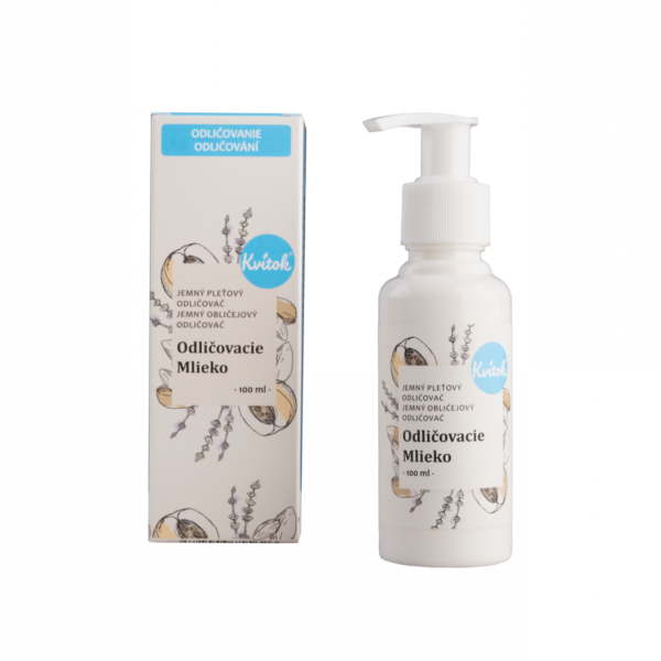 Kvitok Odličovací mléko (100 ml) - s mandlovým a meruňkovým olejem - Image 2