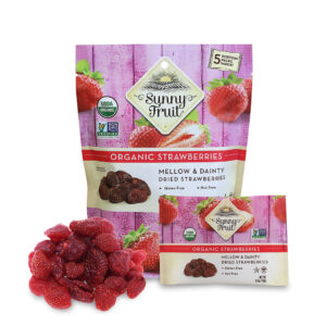 Sunny Fruit Jahody sušené na slunci BIO - 100 g (5 x 20 g) - bez přidaného cukru