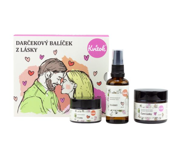 Kvitok Afrodiziakální dárkový balíček Z lásky - sada pro láskyplné okamžiky - Image 2