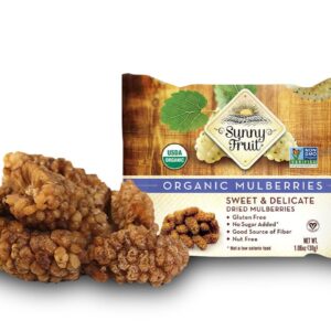 Sunny Fruit Moruše sušené na slunci BIO - 30 g - sladce medová chuť