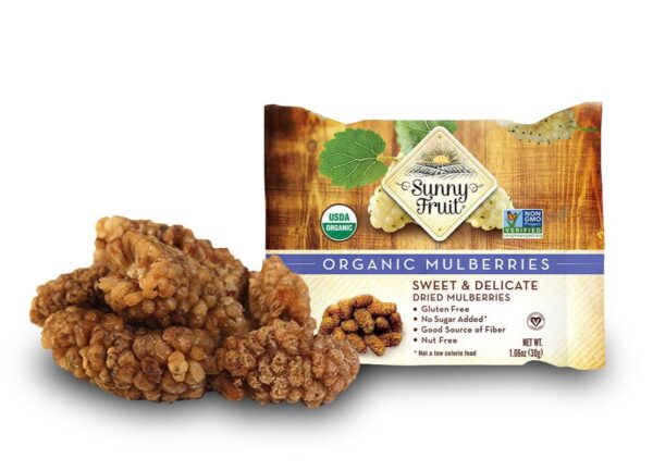 Sunny Fruit Moruše sušené na slunci BIO - 30 g - sladce medová chuť