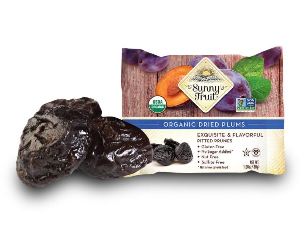Sunny Fruit Švestky sušené na slunci BIO - 30g - šťavnaté a bez pecek - Image 2