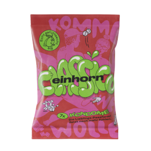 Einhorn Kondomy Classic - 7 ks - veganské, bez parfemace