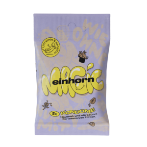 Einhorn Kondomy Magic - 3 ks - veganské, bez parfemace