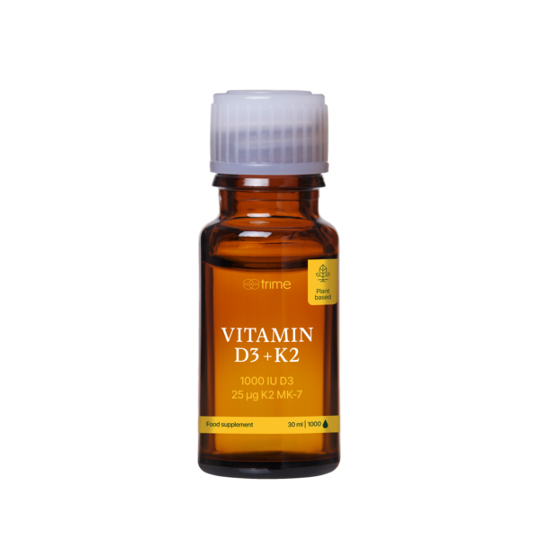 Trime Vitamin D3 + K2, 1000 IU + 25 µg - kapky (30 ml) - 500 dávek a skvělá vstřebatelnost