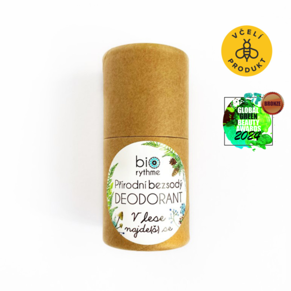 Biorythme Tuhý deodorant bez sody V lese najde(š) se - 35 g - unisex svěží a dřevitá vůně - Image 2