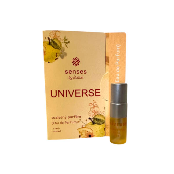 Kvitok Senses Toaletní parfém Universe - vzorek (2 ml) - svěží unisex vůně - Image 2
