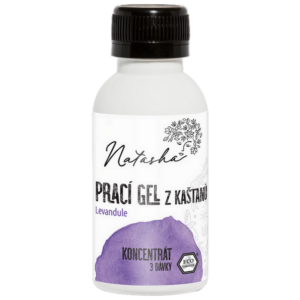 Natasha Prací gel z kaštanů Levandule - koncentrát - 100 ml - 33 pracích dávek v 500 ml