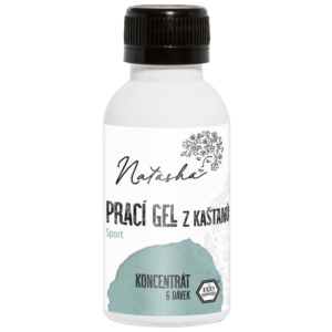 Natasha Prací gel z kaštanů Sport - koncentrát - 100 ml - 33 pracích dávek v 500 ml