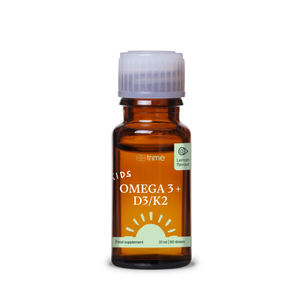 Trime Kids Omega 3 + D3/K2 (31 ml) - 60 dávek a skvělá vstřebatelnost