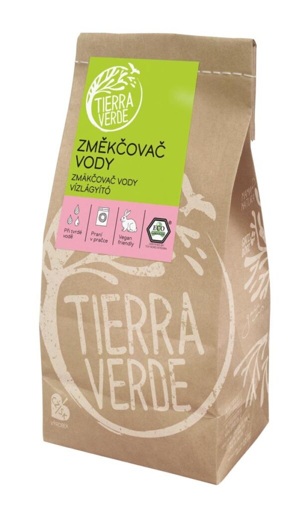 Tierra Verde Změkčovač vody - Zip sáček 850 g - pro účinné praní v tvrdé vodě - Image 2