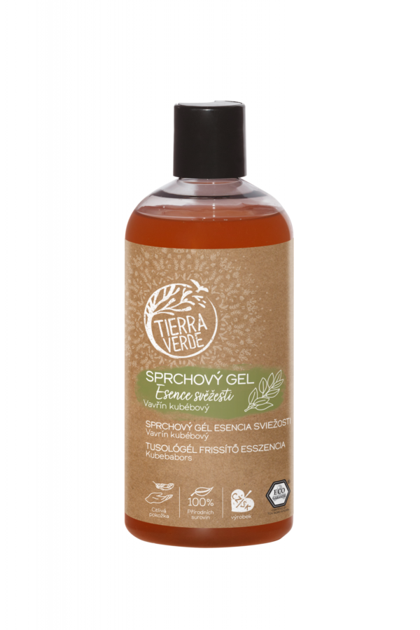 Tierra Verde Sprchový gel Esence svěžesti - Vavřín kubébový - 500 ml